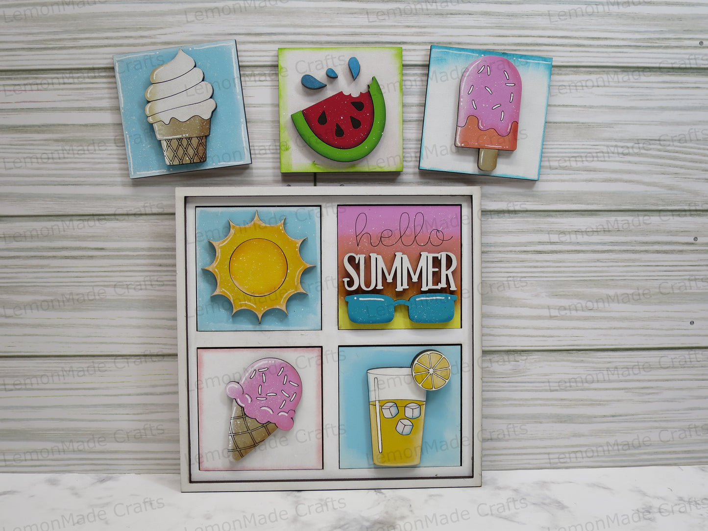 Interchangeable Mini Tile: Summer