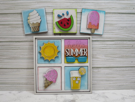 Interchangeable Mini Tile: Summer