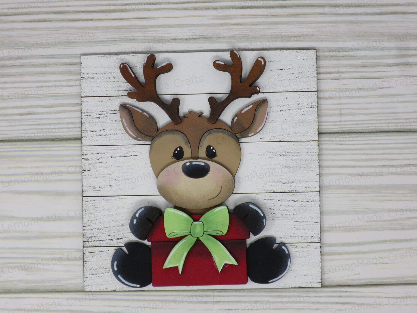 Interchangeable Tile: Reindeer Cute Christmas
