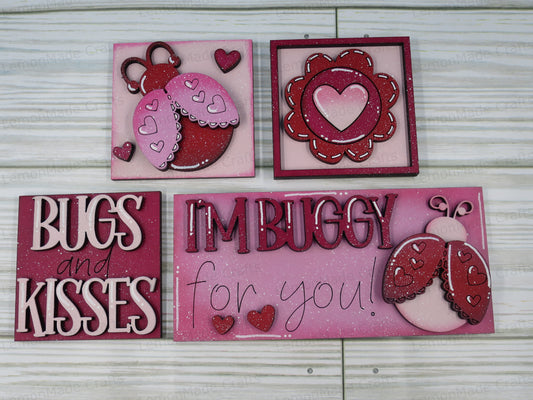 Interchangeable Mini Tile: Love Bug Valentines