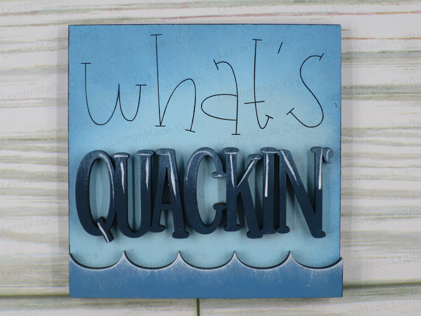 Interchangeable Mini Tile: Summer Spring Duck