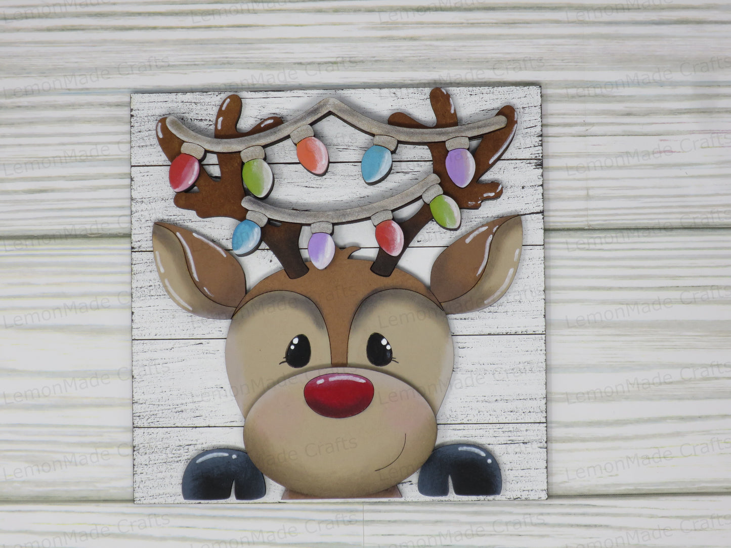 Interchangeable Tile: Reindeer Cute Christmas