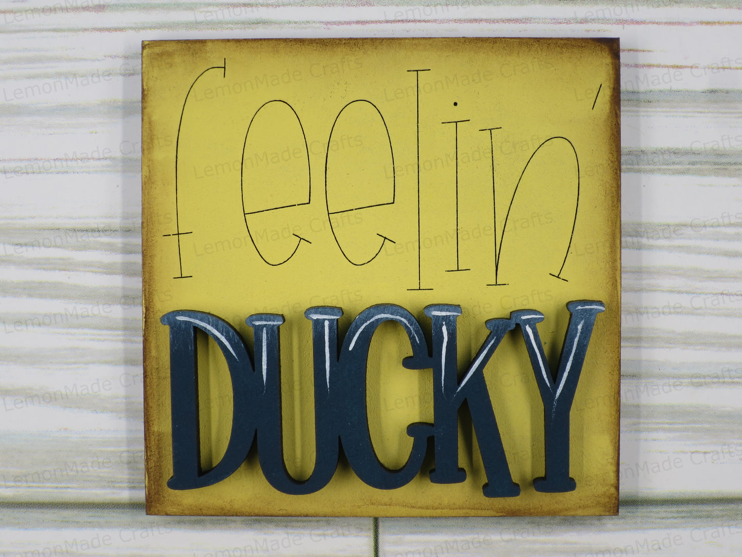 Interchangeable Mini Tile: Summer Spring Duck