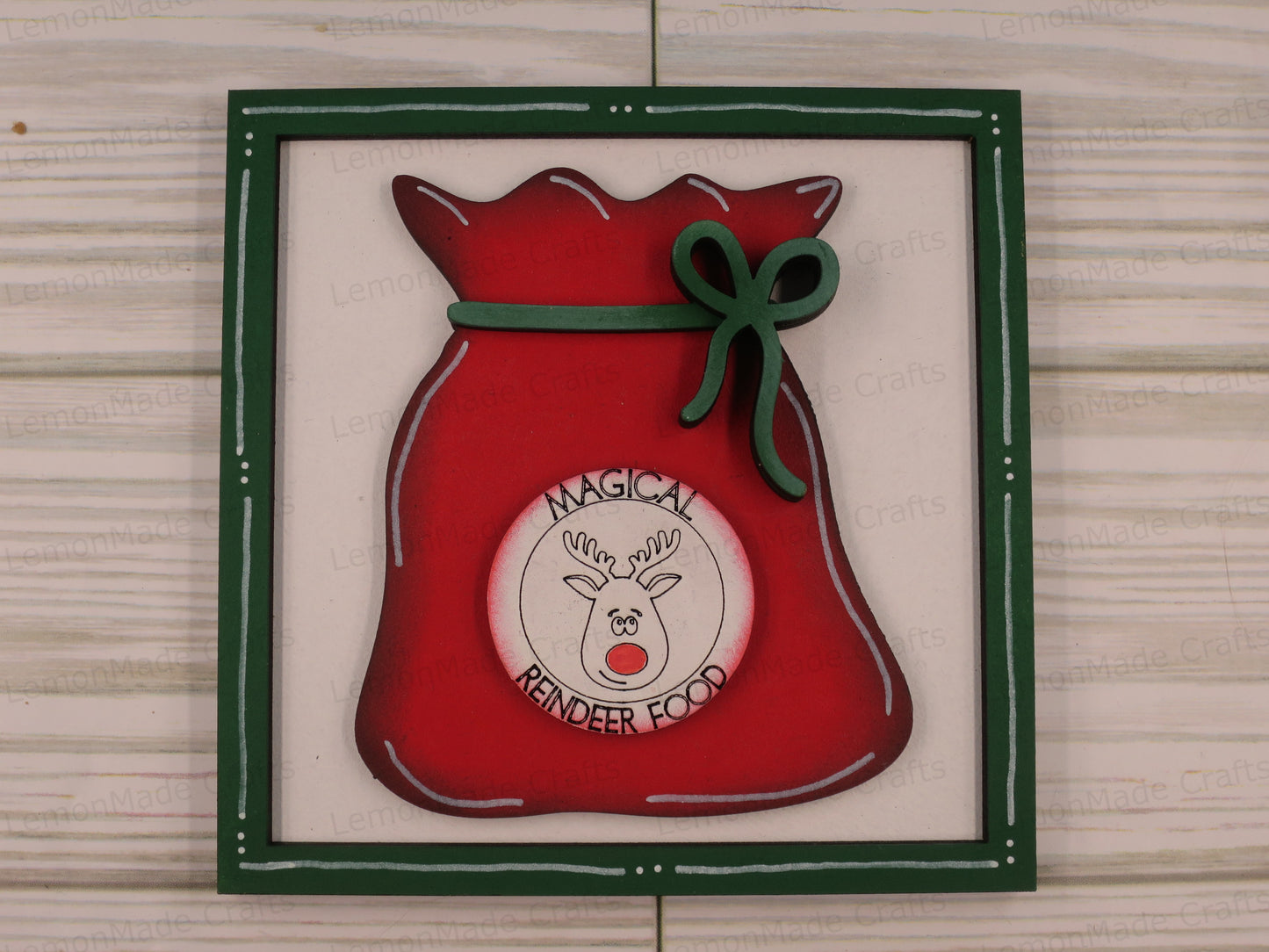 Interchangeable Tile: Rudolph Christmas