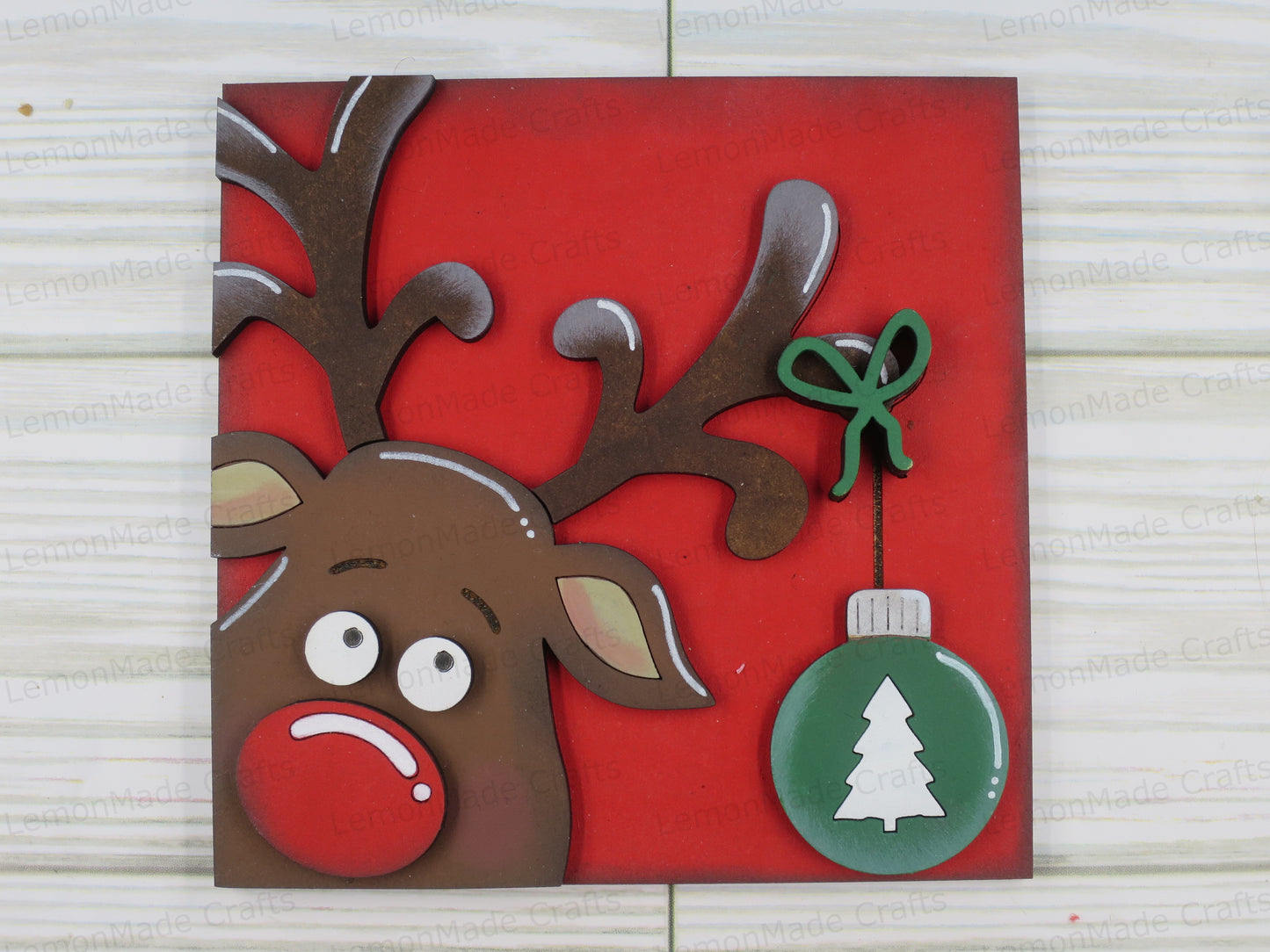 Interchangeable Tile: Rudolph Christmas