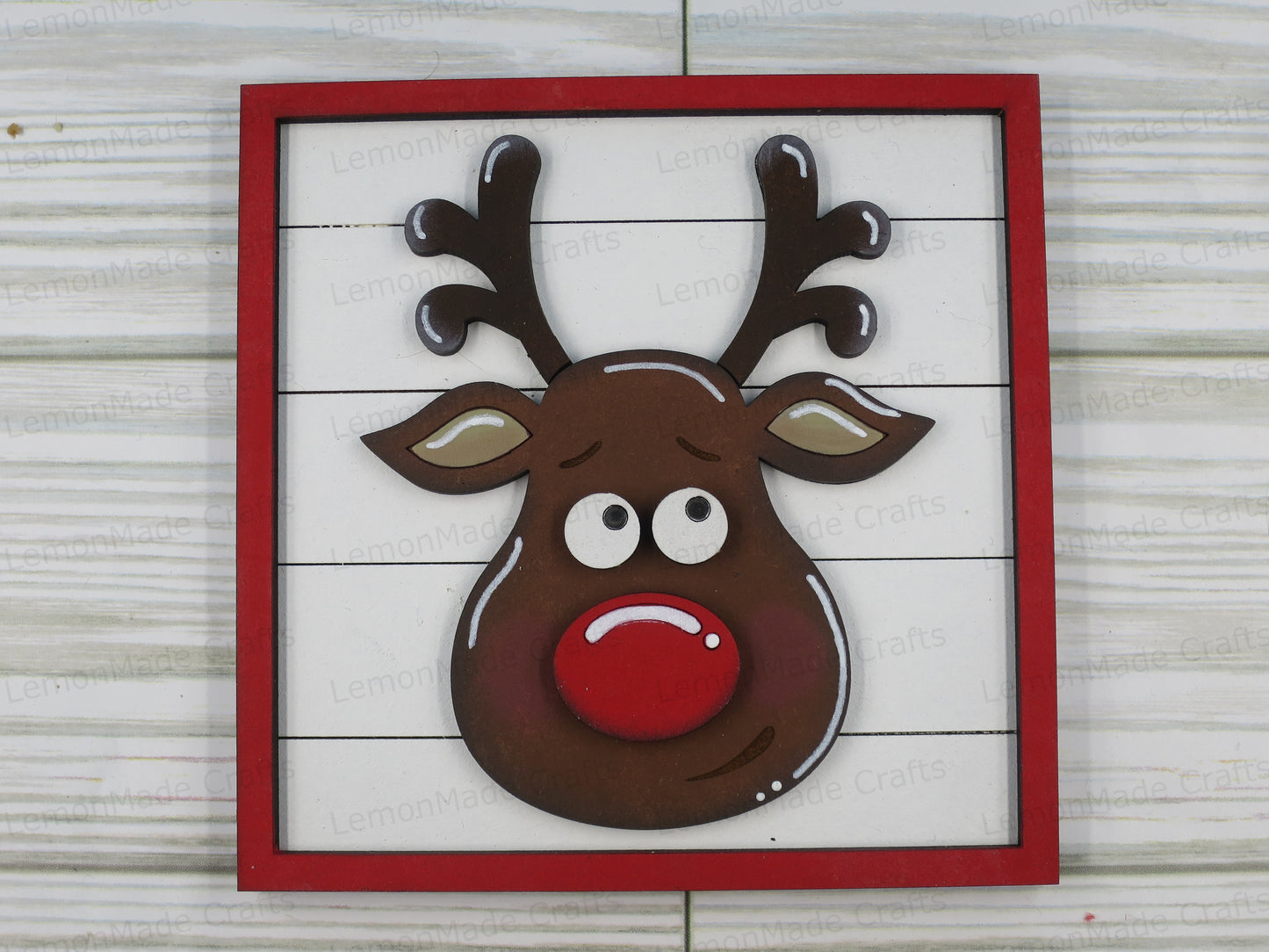 Interchangeable Tile: Rudolph Christmas