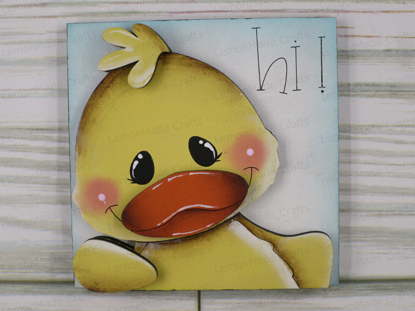 Interchangeable Mini Tile: Summer Spring Duck