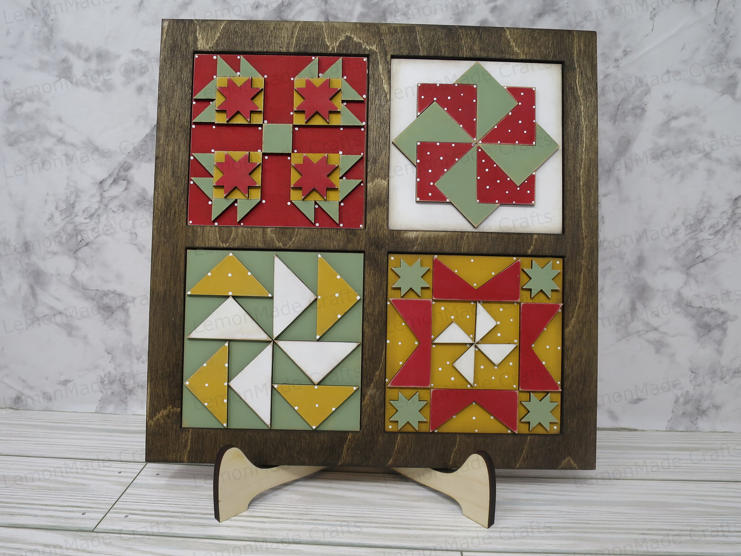 Interchangeable Tile: Barn Quilt