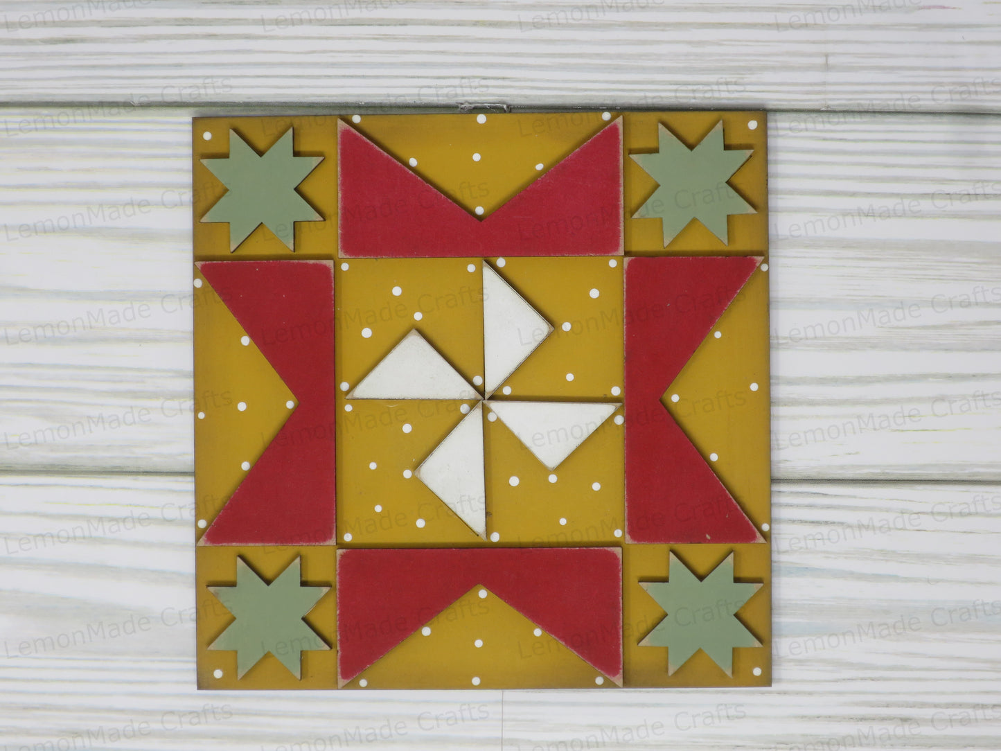 Interchangeable Tile: Barn Quilt