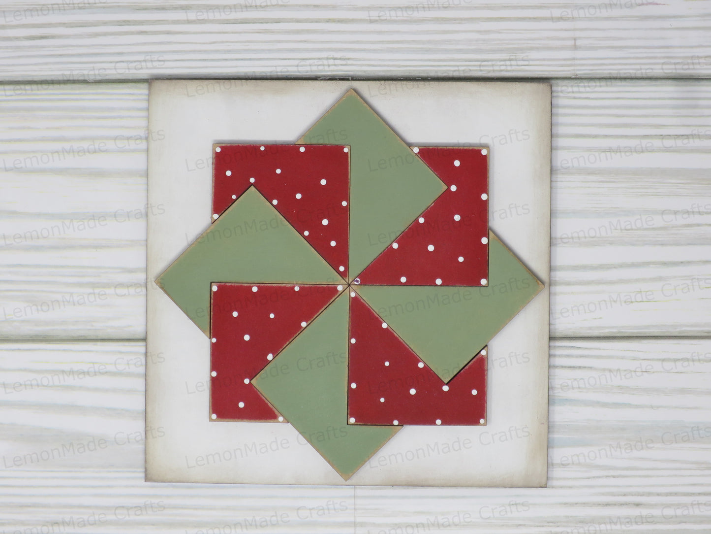 Interchangeable Tile: Barn Quilt