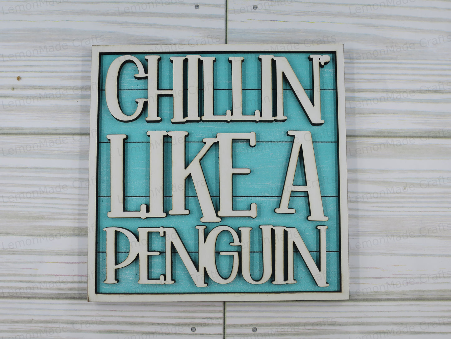 Interchangeable Tile: Chill Penguin