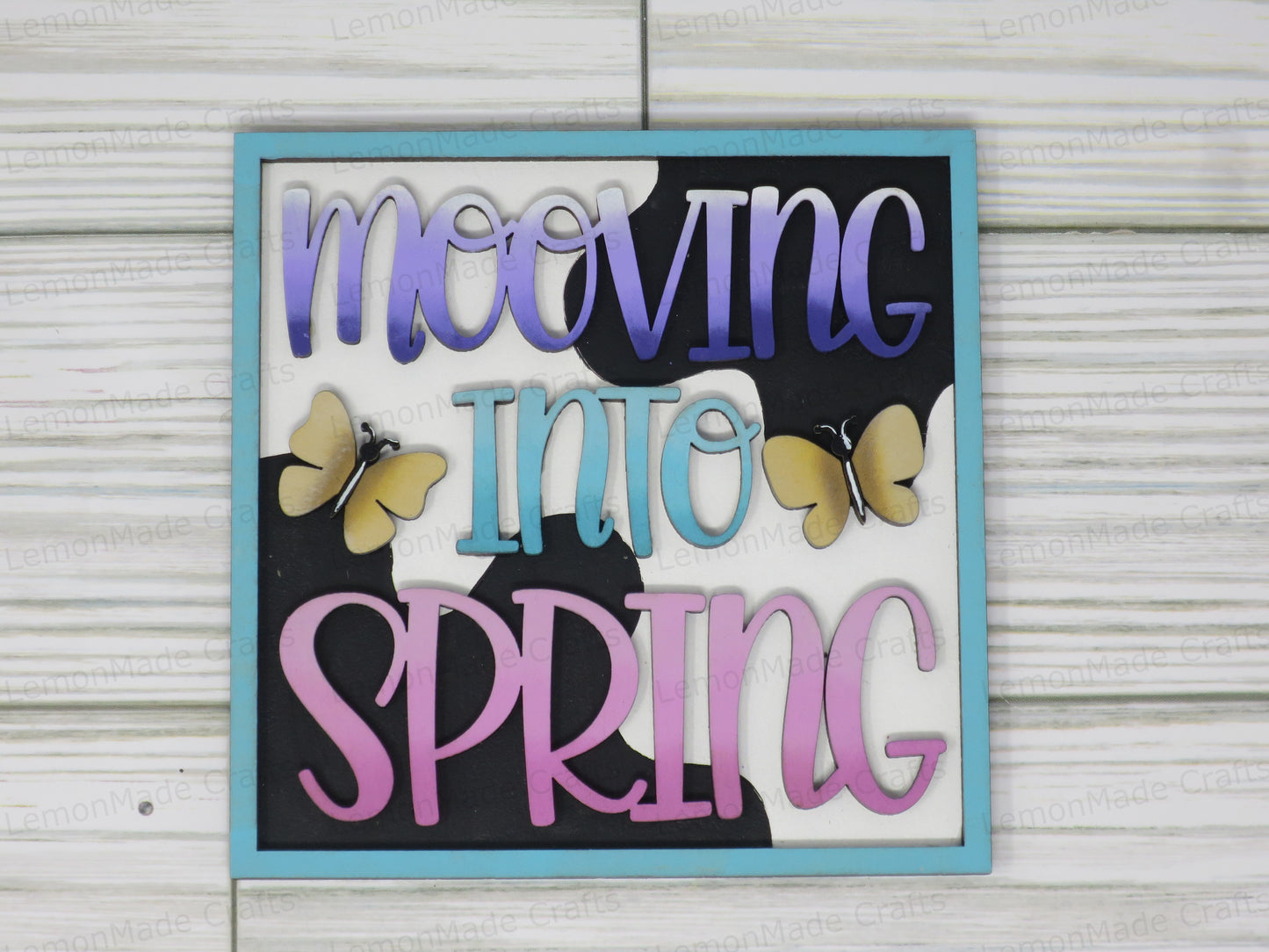 Interchangeable Tile: Dairy Cow Spring