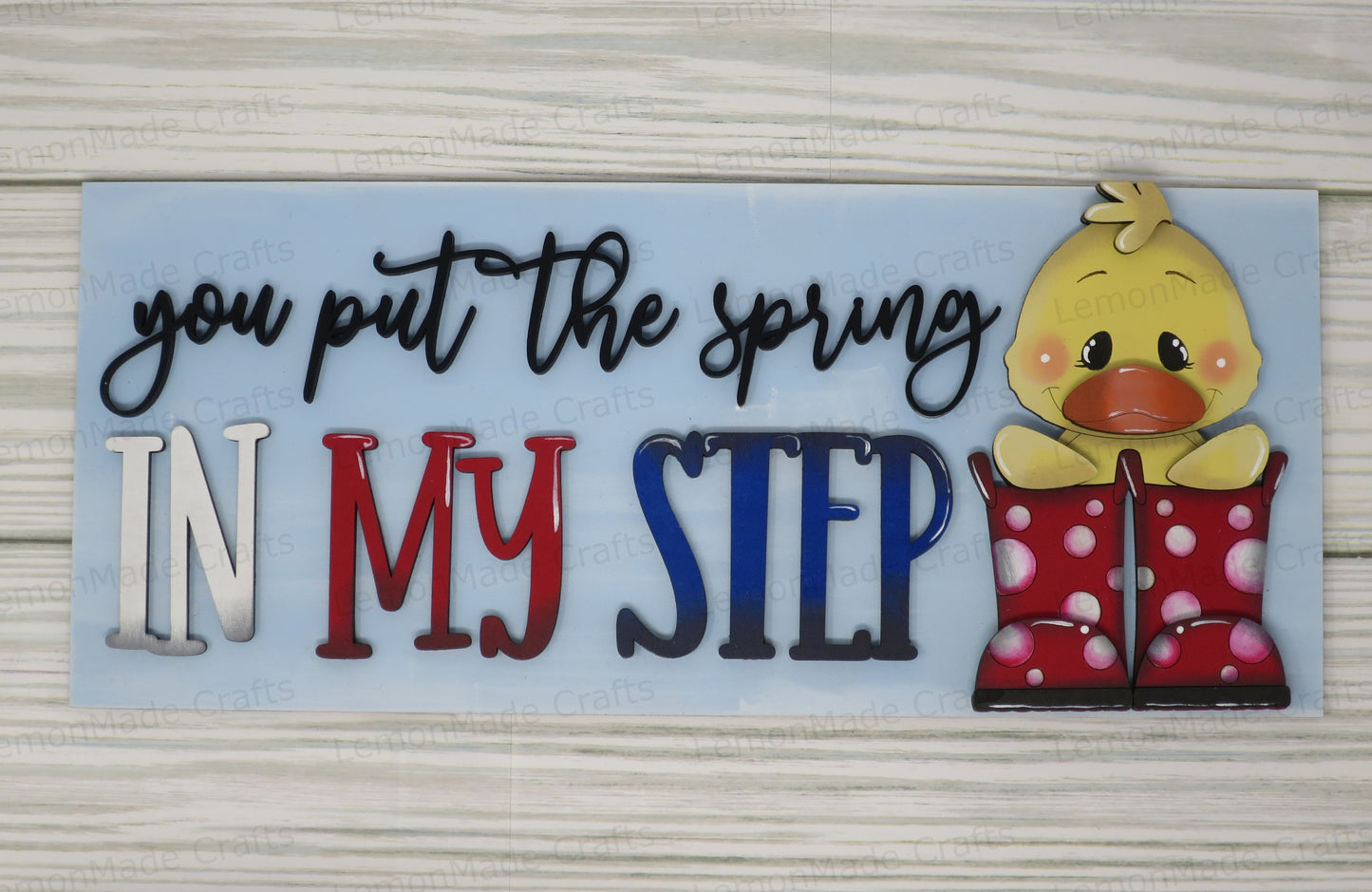 Interchangeable Tile: Duck Spring