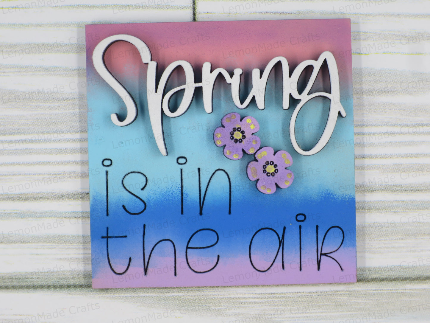 Interchangeable Mini Tile: Bird Spring