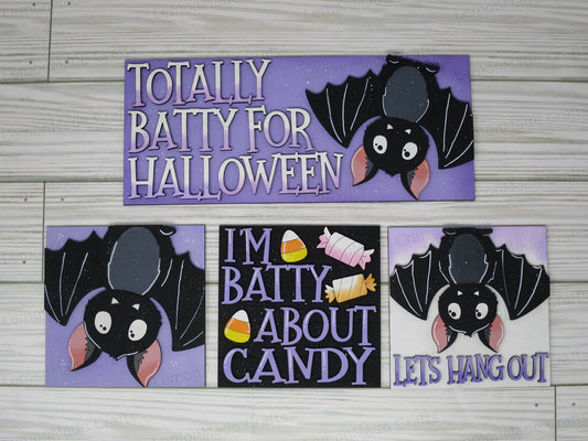 Interchangeable Tile: Halloween Bat