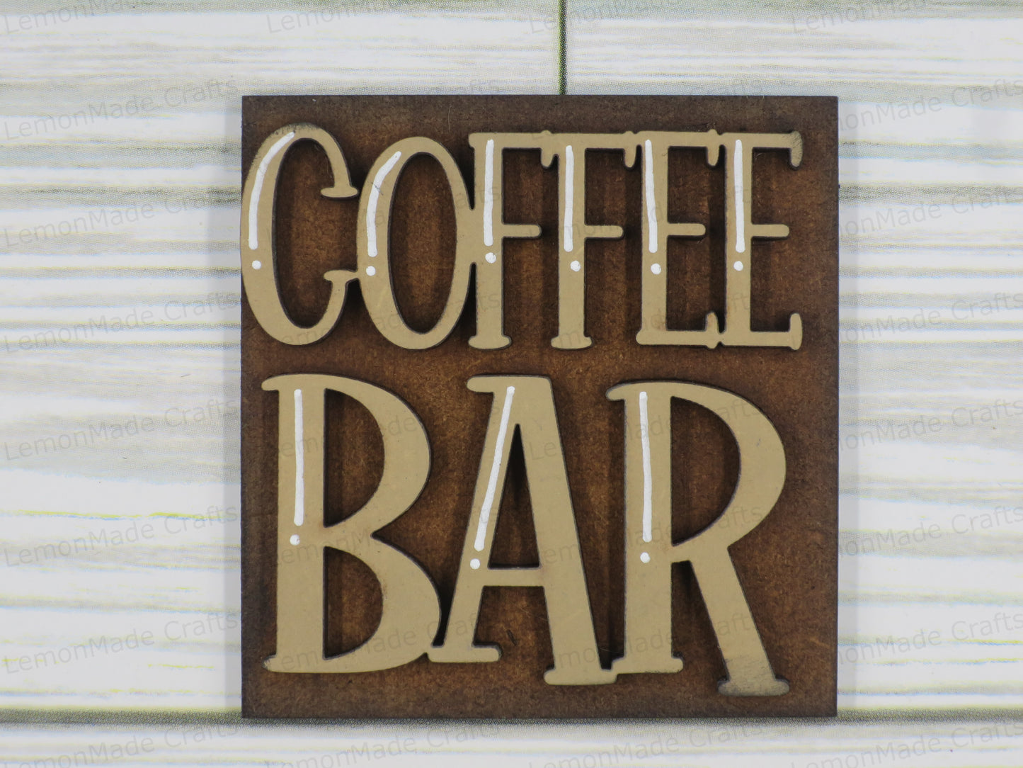 Interchangeable Mini Tile: Coffee