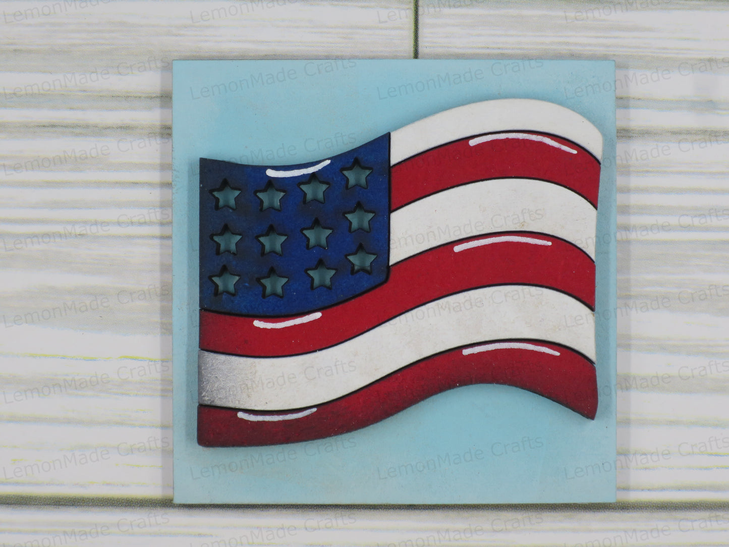 Interchangeable Mini Tile: Fourth of July