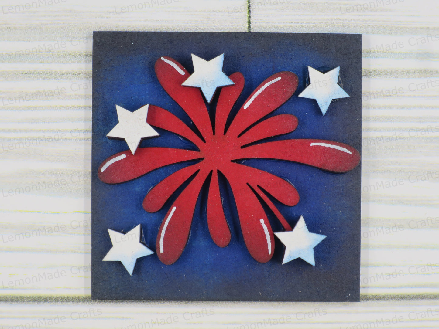 Interchangeable Mini Tile: Fourth of July