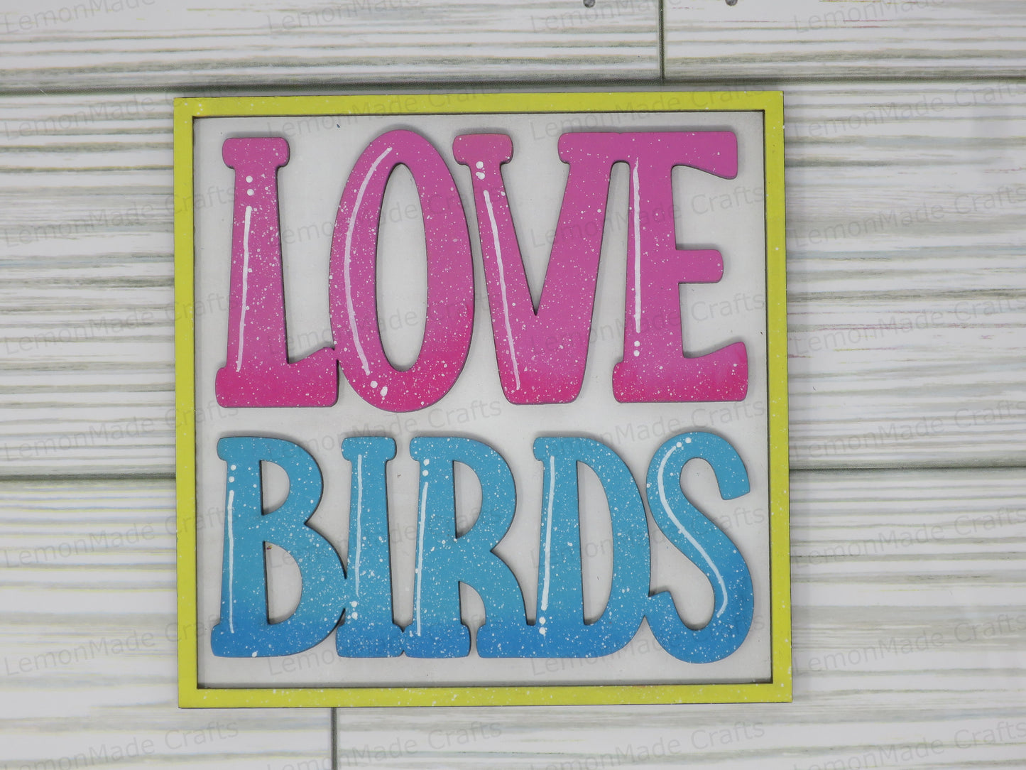 Interchangeable Tile: Love Birds