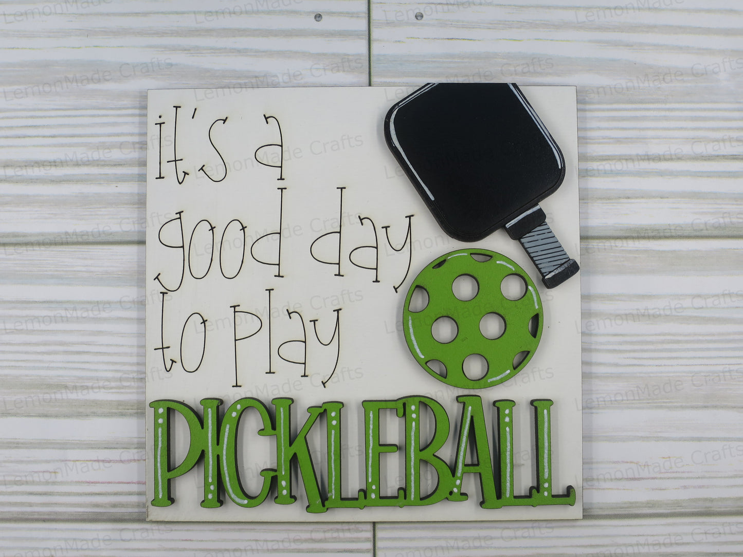 Interchangeable Tile: Play Pickleball