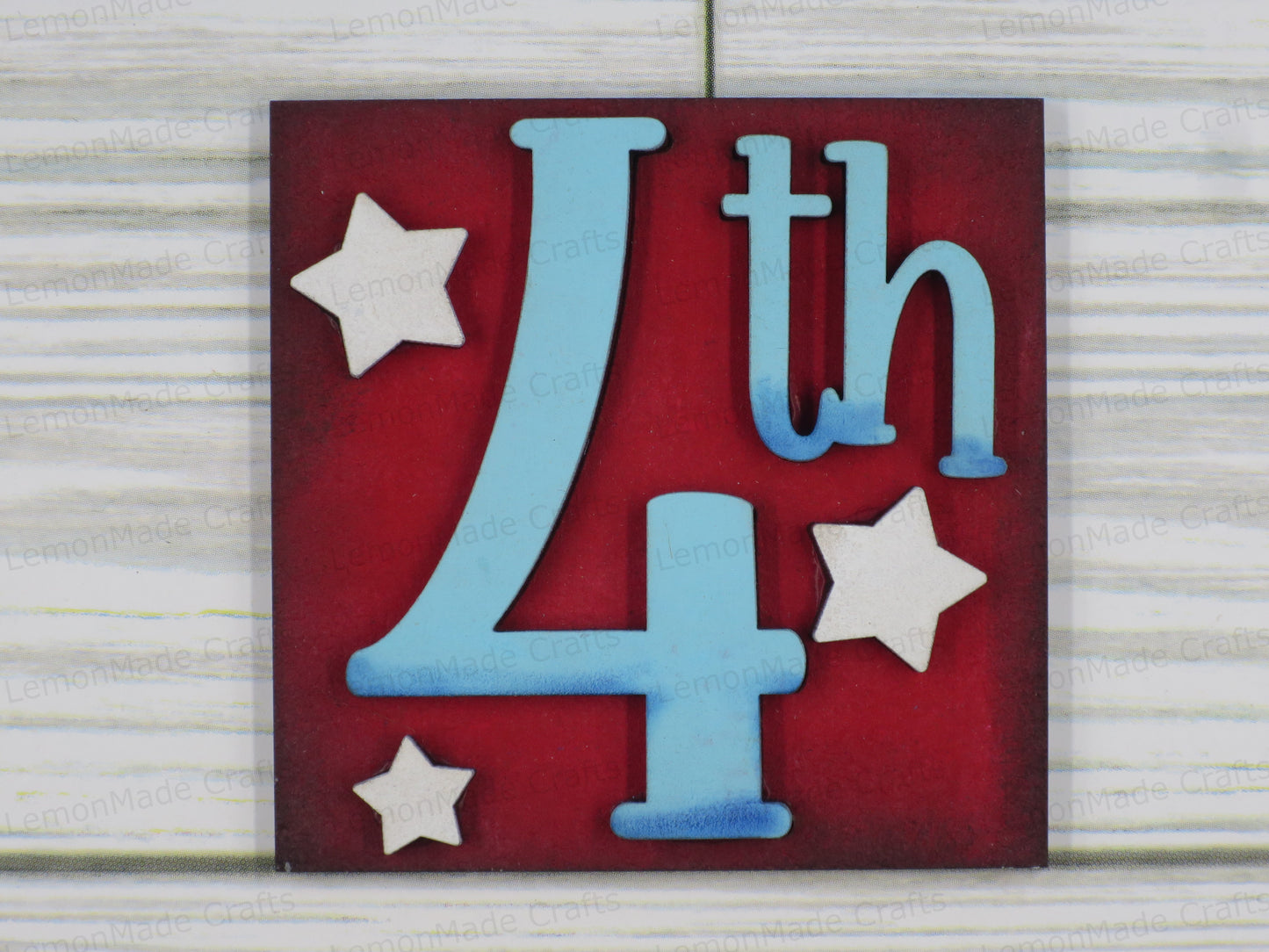 Interchangeable Mini Tile: Fourth of July