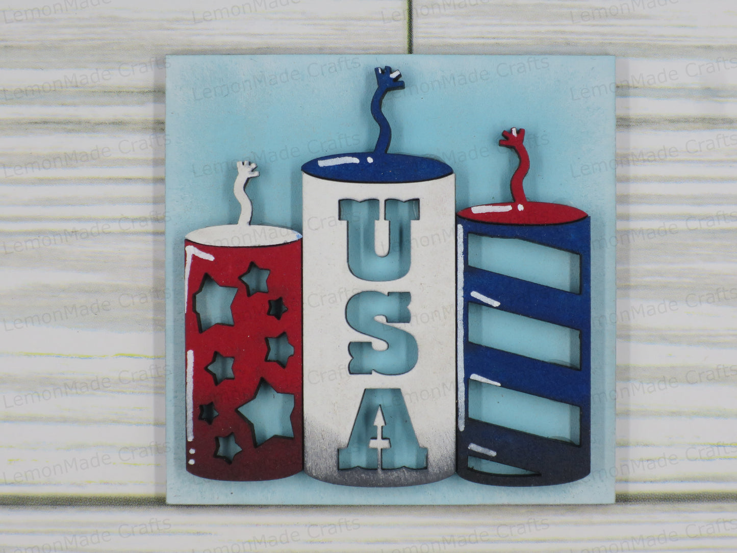 Interchangeable Mini Tile: Fourth of July