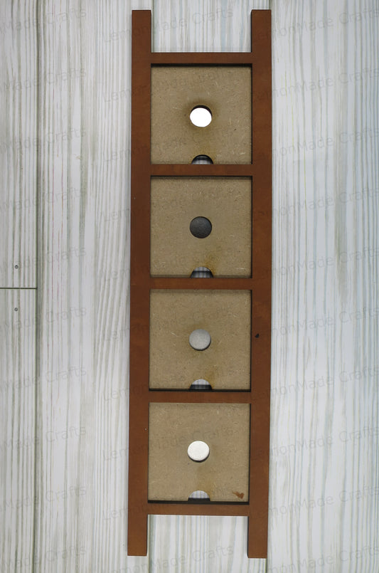 Interchangeable Mini Frame-Leaning Ladder 4 square