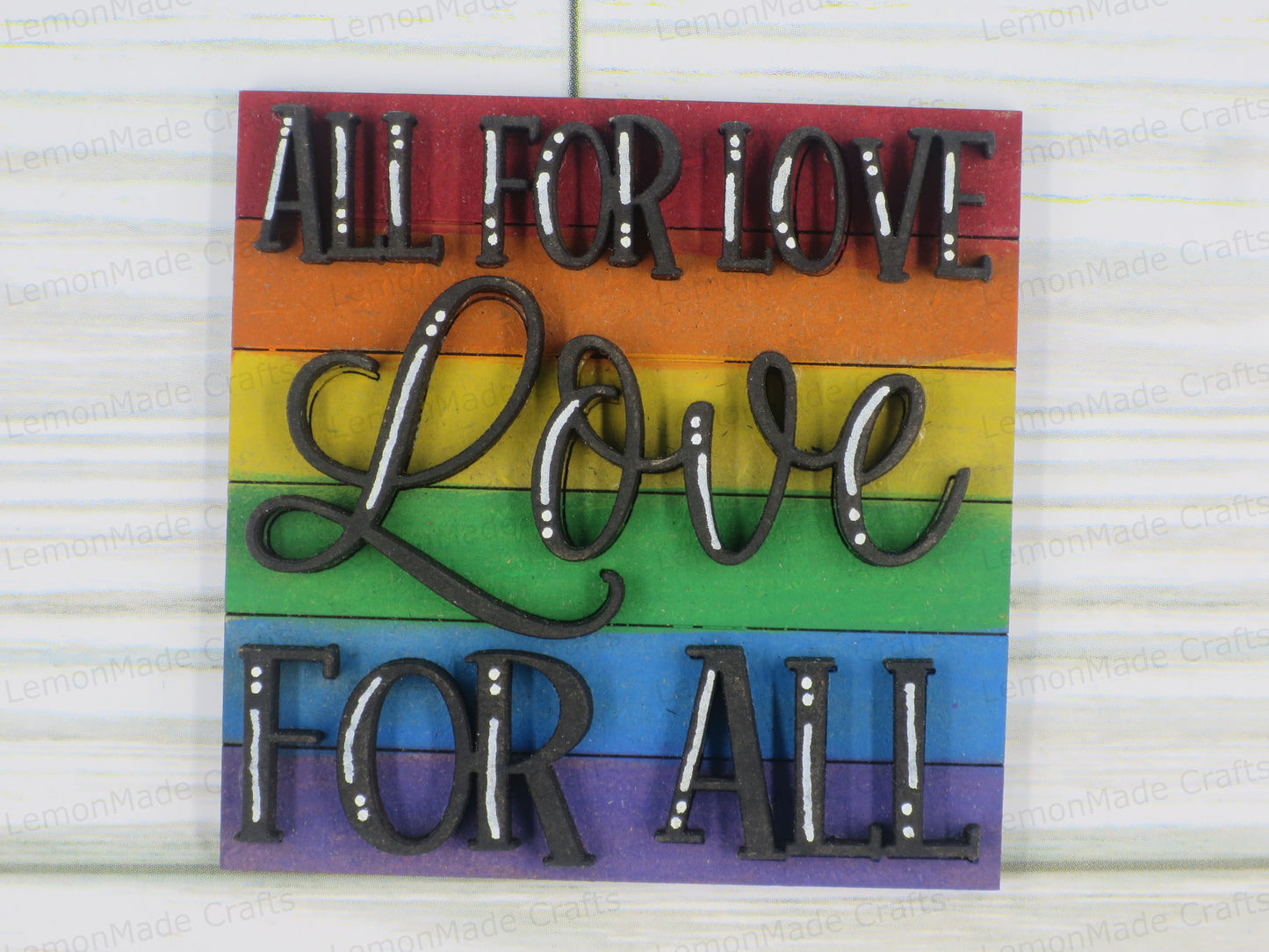 Interchangeable Mini Tile: Pride Two