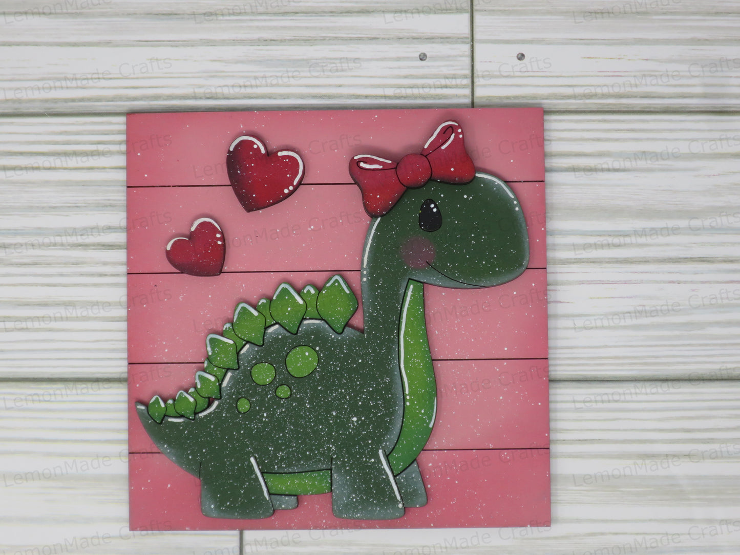 Interchangeable Tile: Dinosaur Valentine