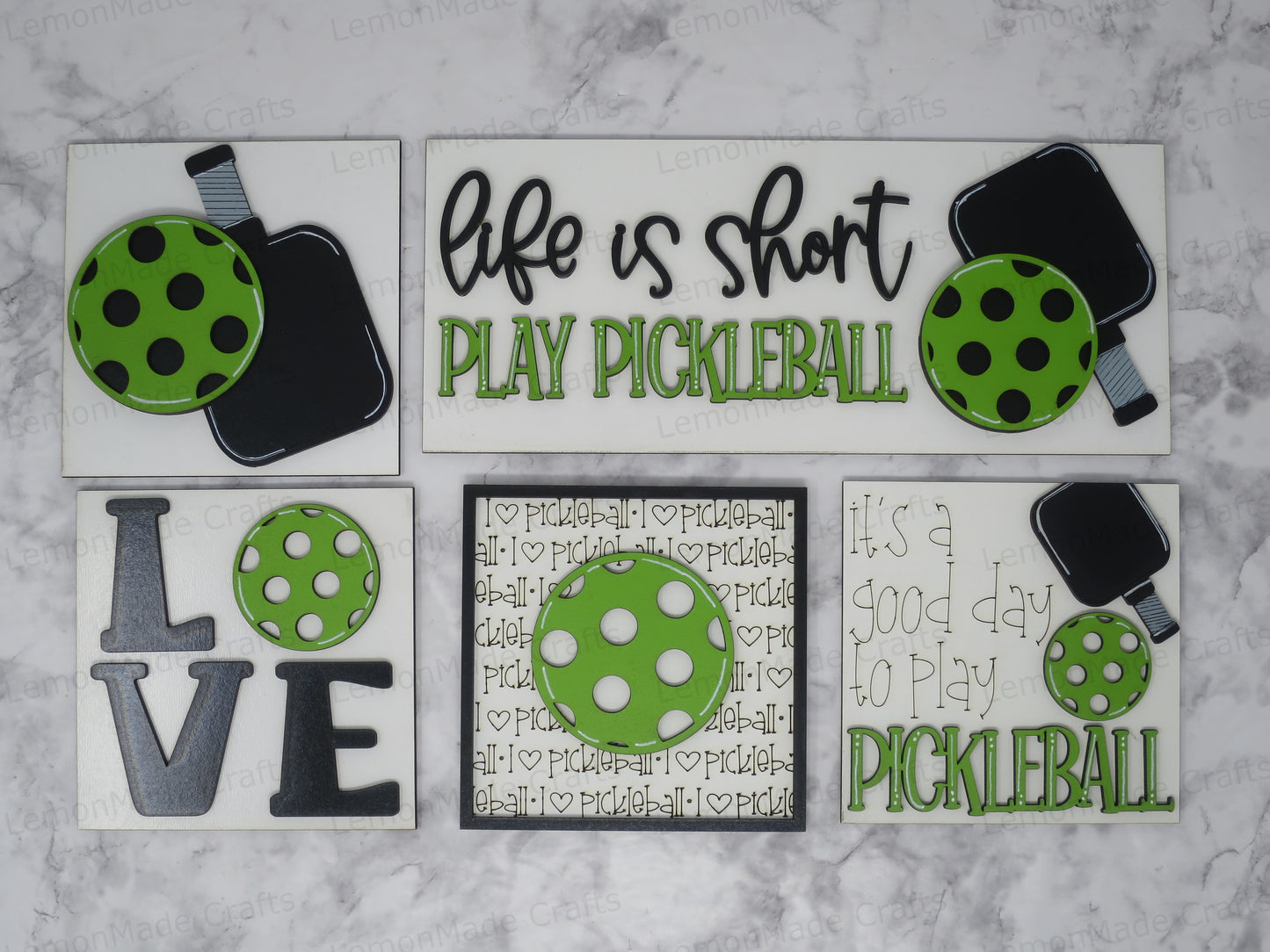 Interchangeable Tile: Play Pickleball