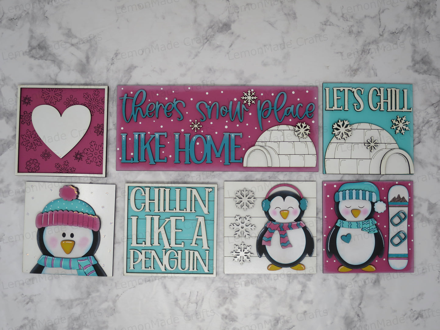 Interchangeable Tile: Chill Penguin