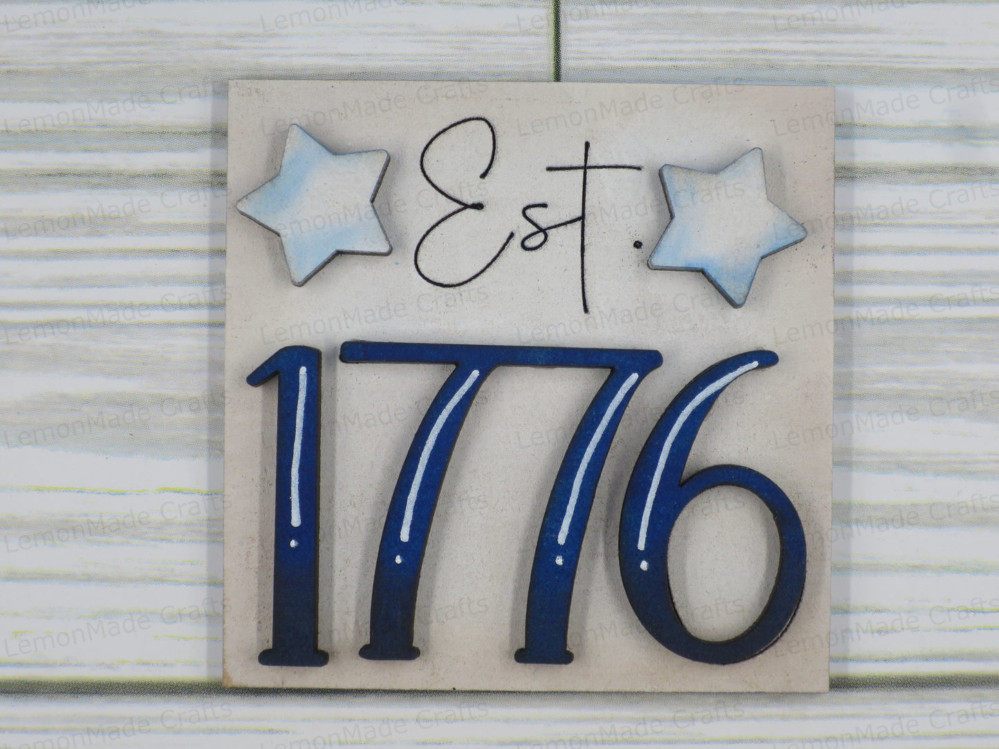 Interchangeable Mini Tile: Fourth of July