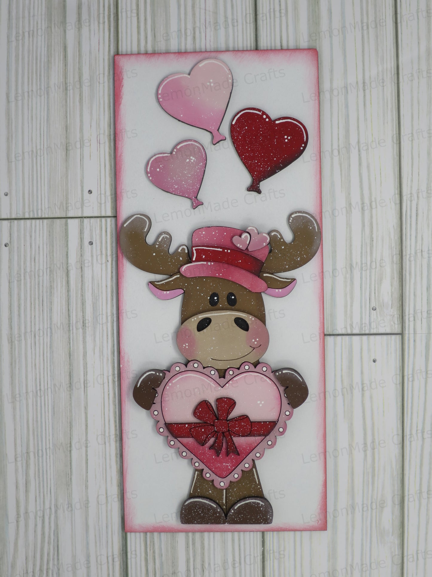 Interchangeable Tile: Moose Valentine Love