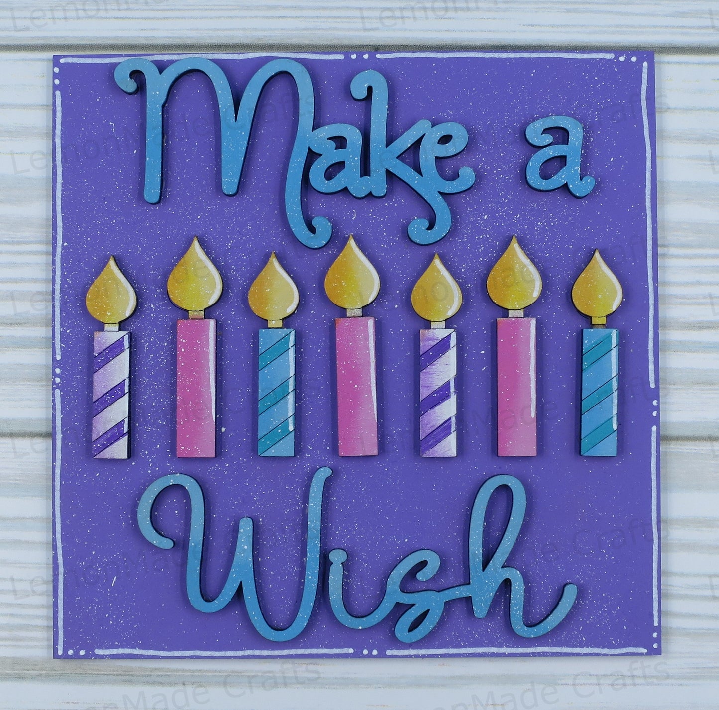 Interchangeable Tile: Happy Birthday Wish