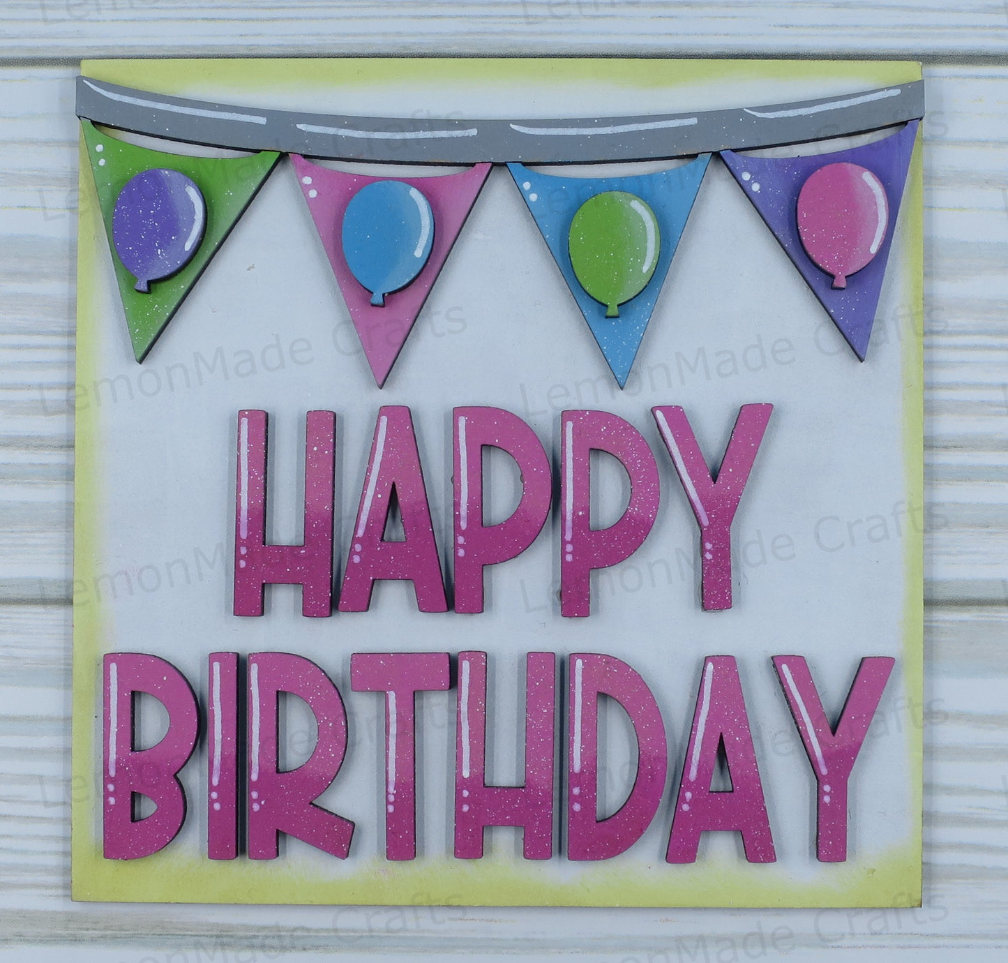 Interchangeable Tile: Happy Birthday Wish