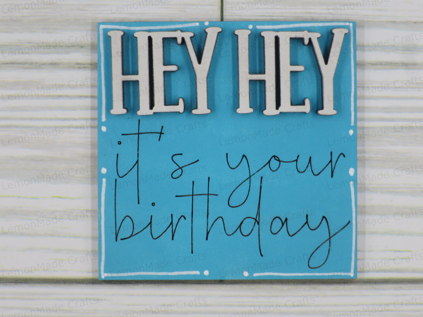 Interchangeable Mini Tile: Birthday