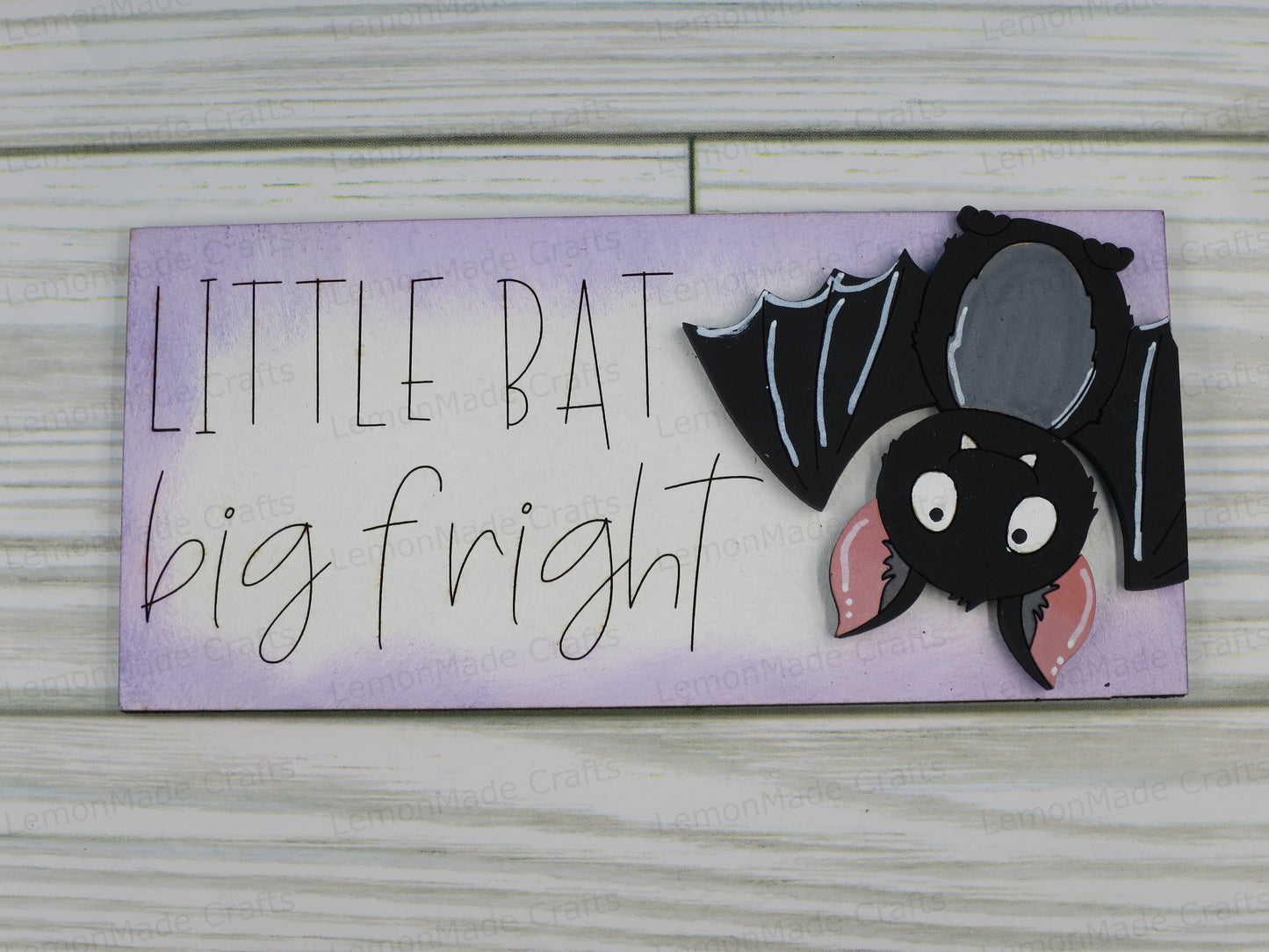 Interchangeable Mini Tile: Bat Halloween