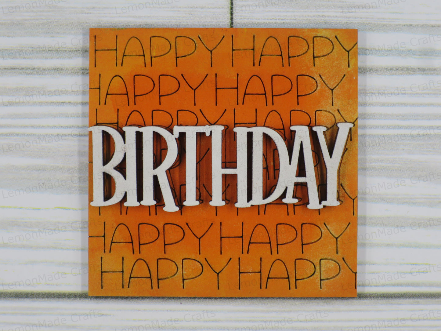 Interchangeable Mini Tile: Birthday