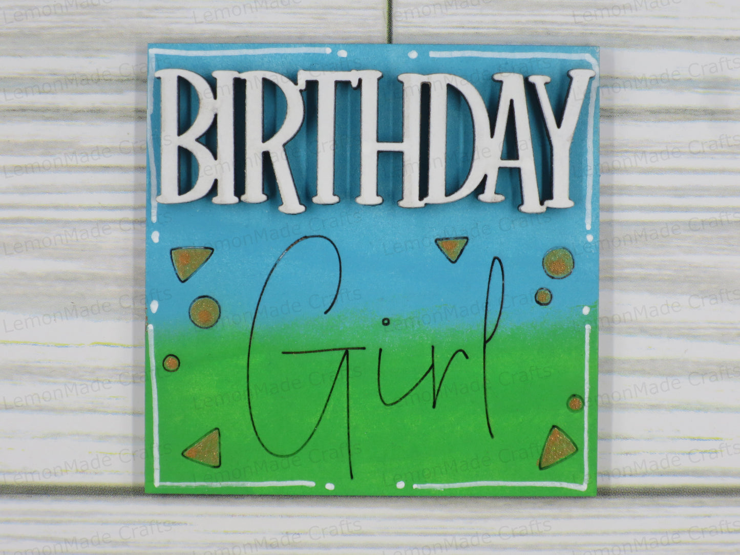 Interchangeable Mini Tile: Birthday