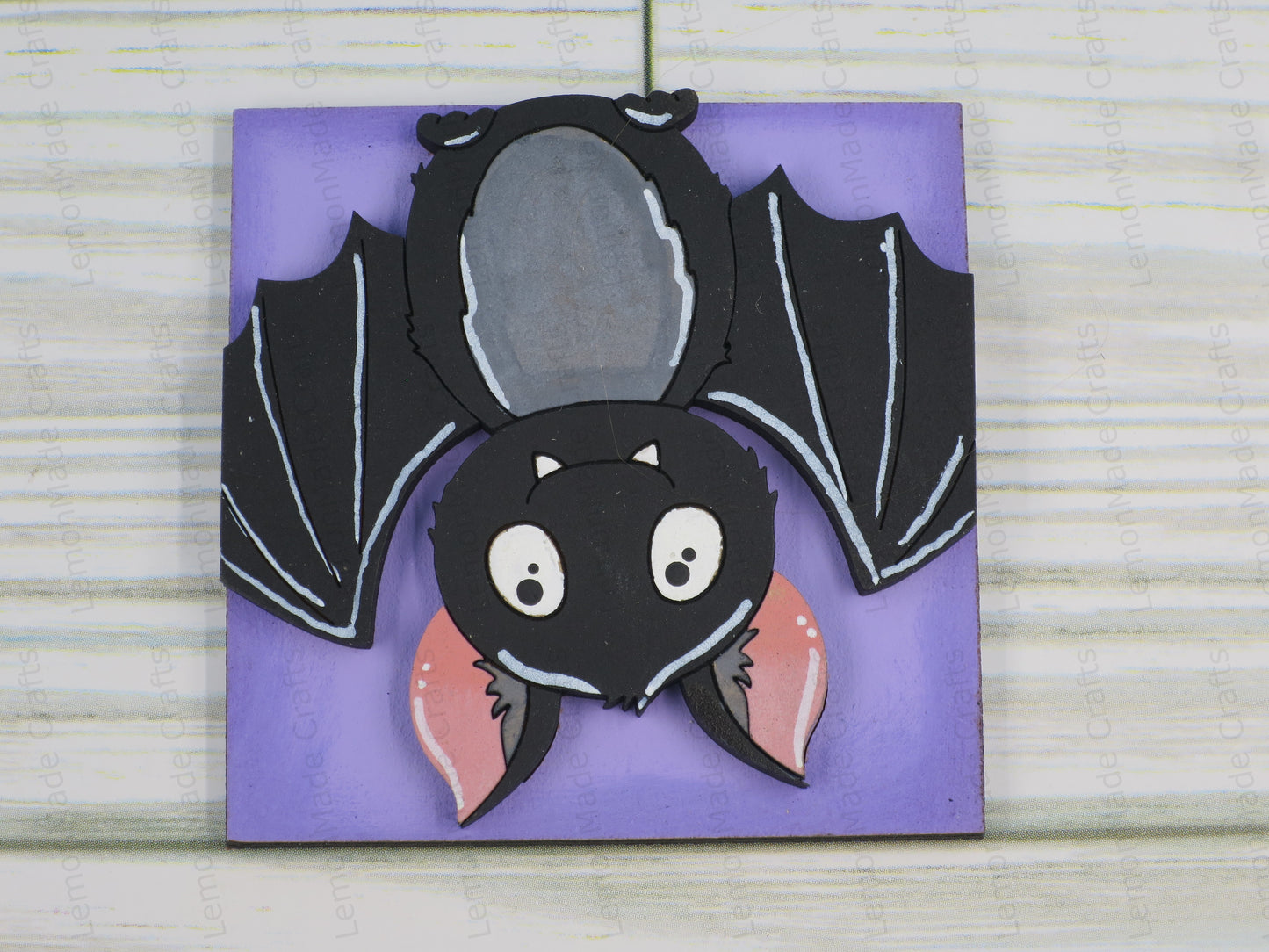 Interchangeable Mini Tile: Bat Halloween