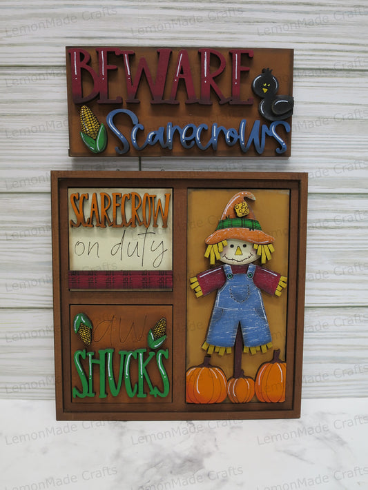 Interchangeable Mini Tile: Scarecrow