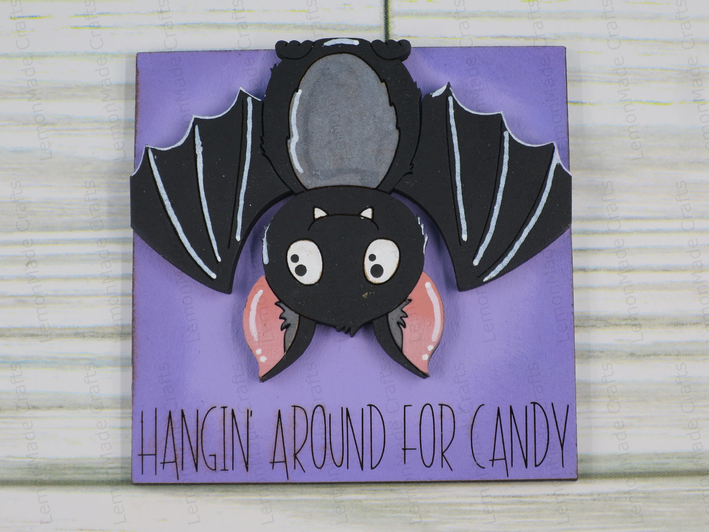 Interchangeable Mini Tile: Bat Halloween