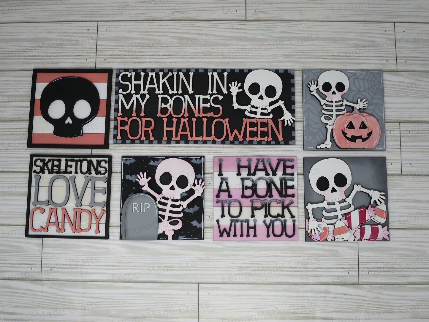 Interchangeable Tile: Cute Skeleton