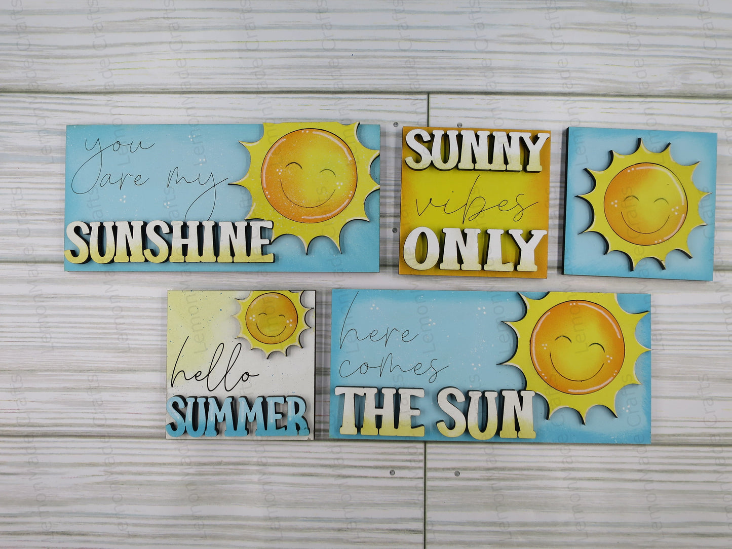 Interchangeable Mini Tile: Sunshine