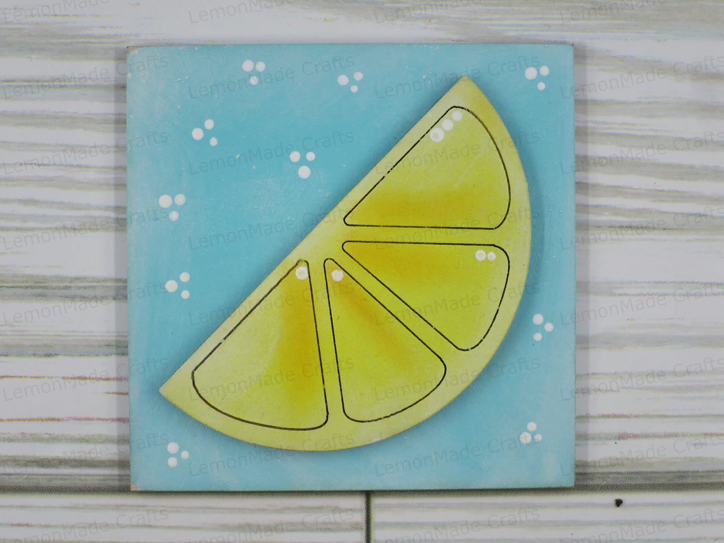 Interchangeable Mini Tile: Lemon
