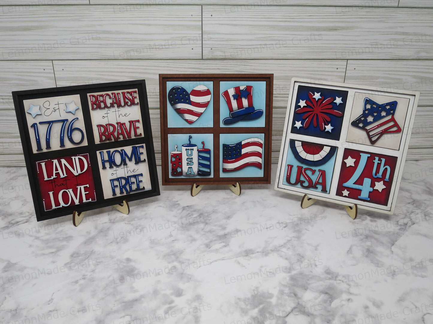 Interchangeable Mini Tile: Fourth of July