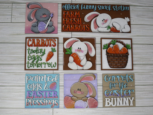 Interchangeable Tile: Floppy Easter Bunny