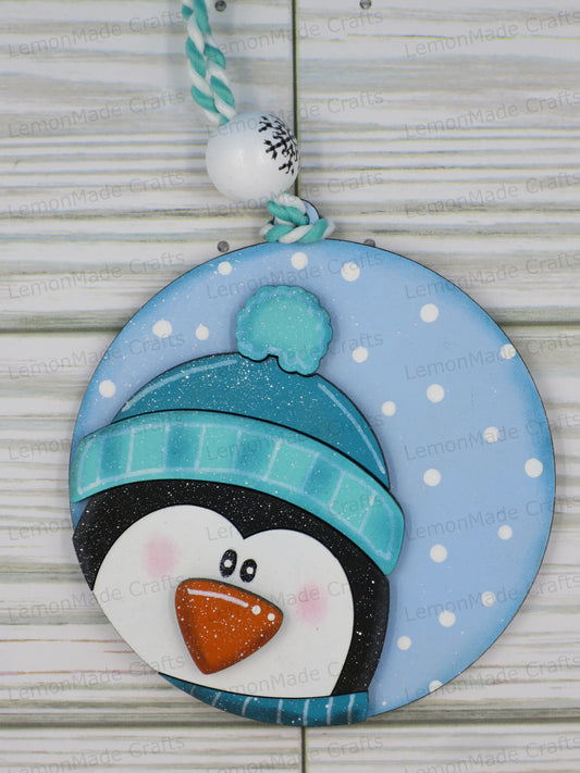 Ornament-Christmas Round Faces