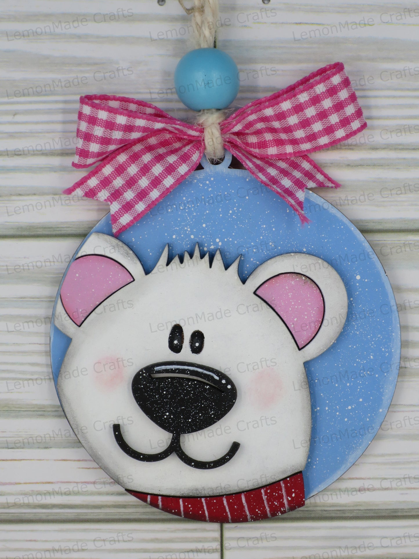 Ornament-Christmas Round Faces