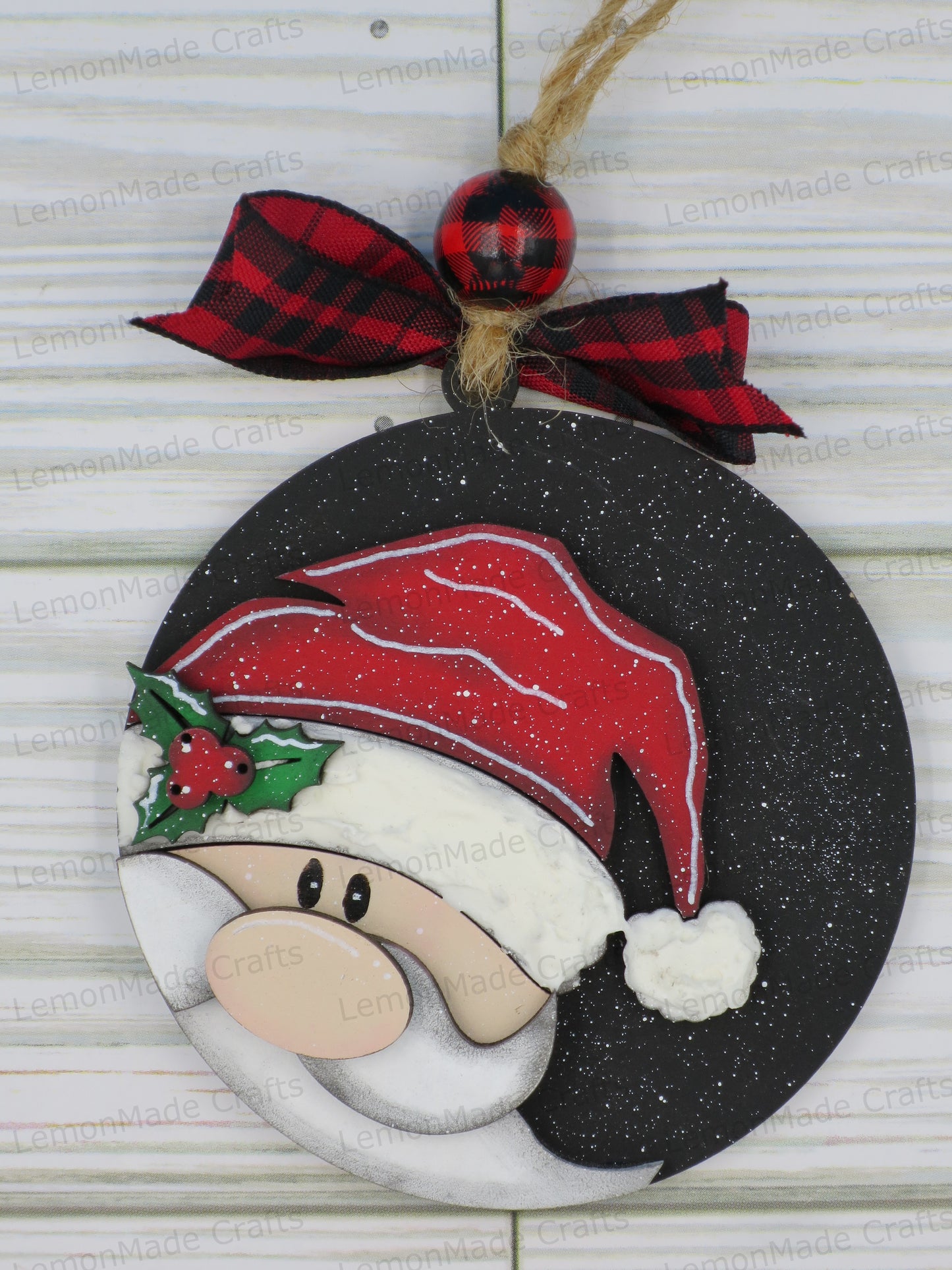 Ornament-Christmas Round Faces